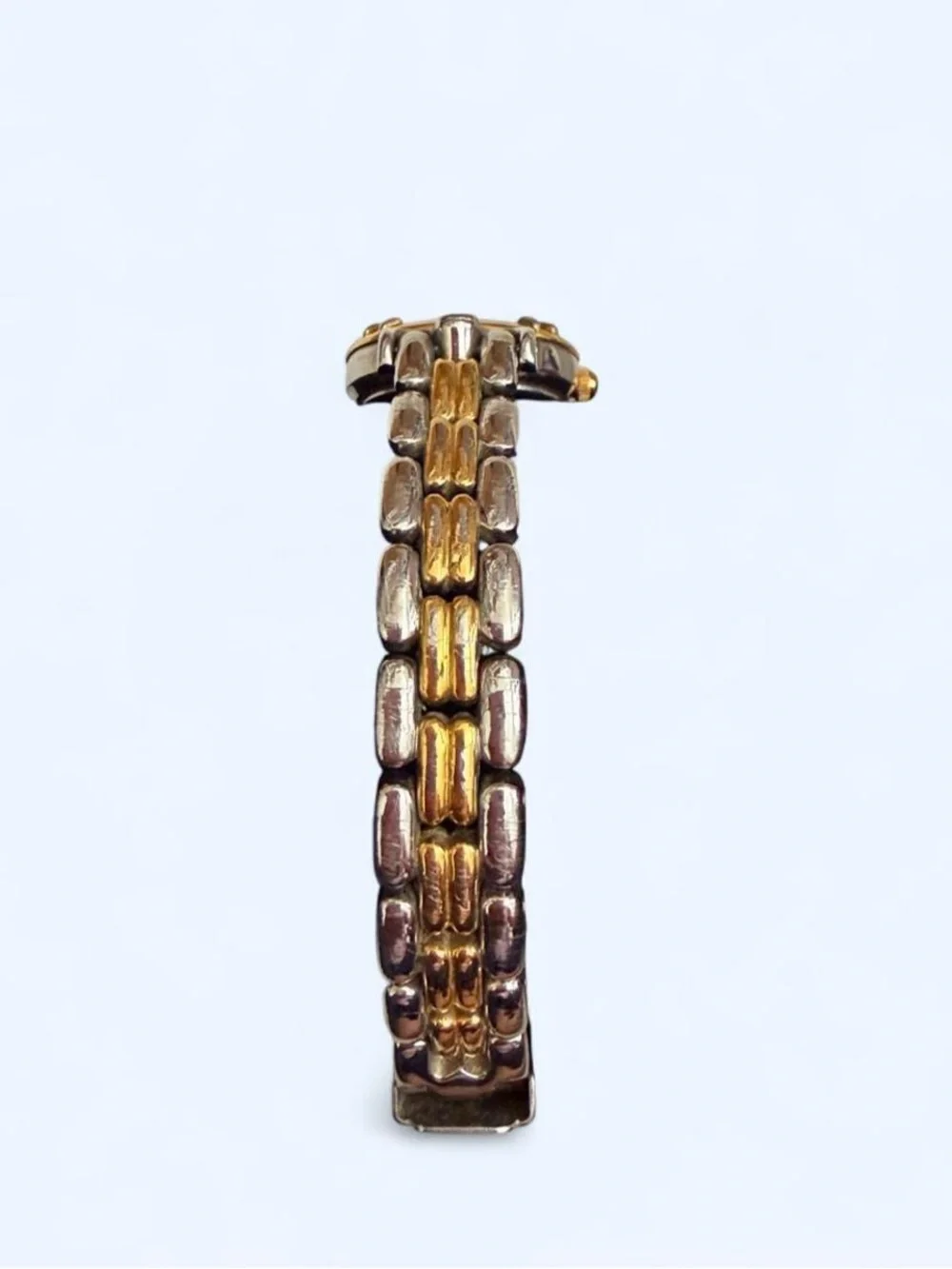 Anne Klein Two-Tone Gold and Silver Bracelet Watch